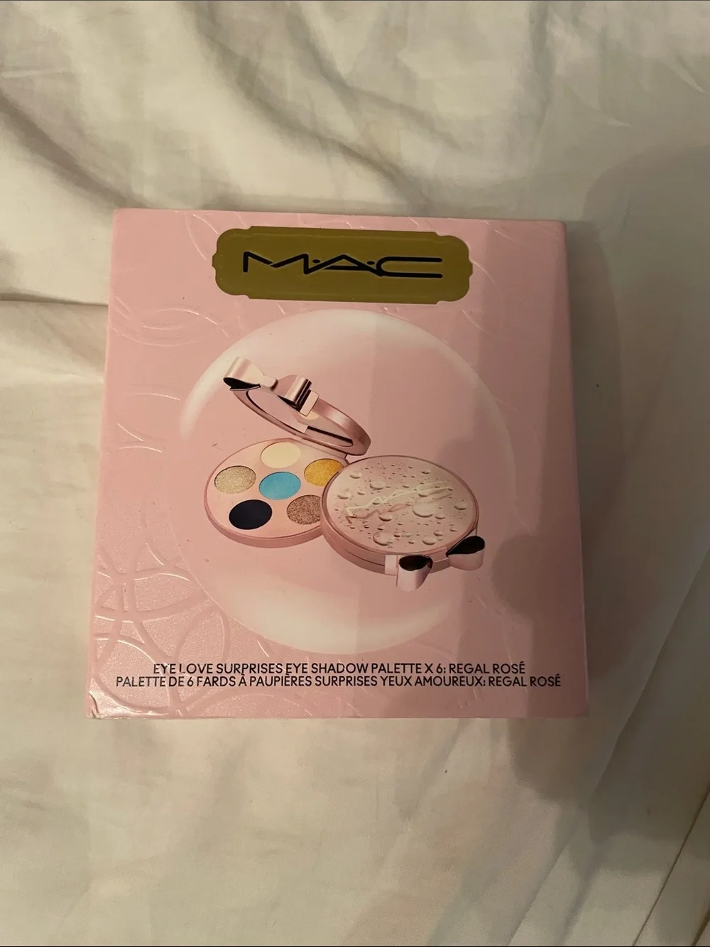 MAC Cosmetics Regal Rose Eyeshadow Palette in Pink with Blue and Gold Accents